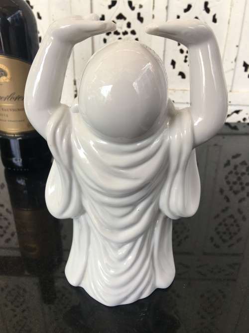 Chinese Blanc De Chine Happy Standing Buddha