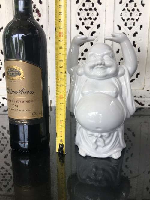 Chinese Blanc De Chine Happy Standing Buddha