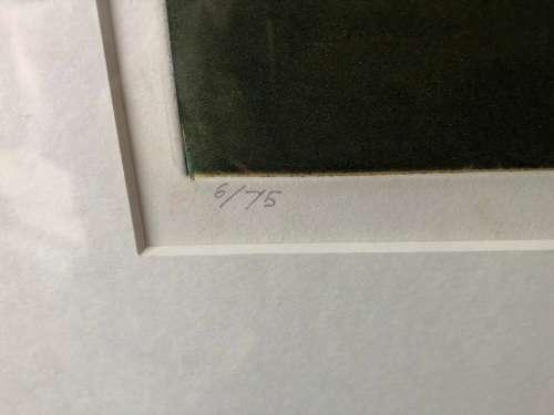 INVESTMENT ART !!! GLYNN BOYD HARTE (UK 1948 - 2003) LIMITED EDITION LOW NUMBERED 6/75 LITHOGRAPH
