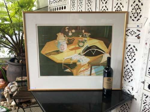 INVESTMENT ART !!! GLYNN BOYD HARTE (UK 1948 - 2003) LIMITED EDITION LOW NUMBERED 6/75 LITHOGRAPH