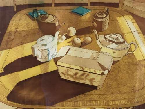 INVESTMENT ART !!! GLYNN BOYD HARTE (UK 1948 - 2003) LIMITED EDITION LOW NUMBERED 6/75 LITHOGRAPH