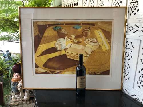 INVESTMENT ART !!! GLYNN BOYD HARTE (UK 1948 - 2003) LIMITED EDITION LOW NUMBERED 6/75 LITHOGRAPH