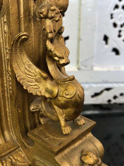 WOW !!! JAPY FRERES FRENCH MANTLE CLOCK WITH SEVRES PORCELAIN PANELS - RUNS BUT STOPS