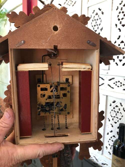 HUGE GERMAN REGULA HUNTING THEME CUCKOO CLOCK - COMPLETE - WORKING