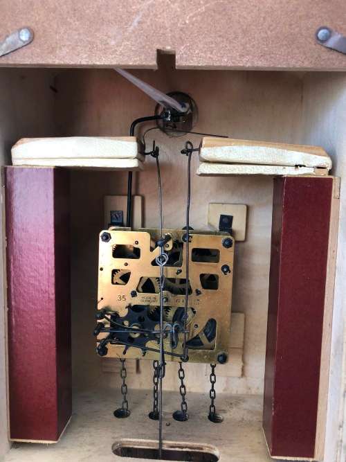 HUGE GERMAN REGULA HUNTING THEME CUCKOO CLOCK - COMPLETE - WORKING