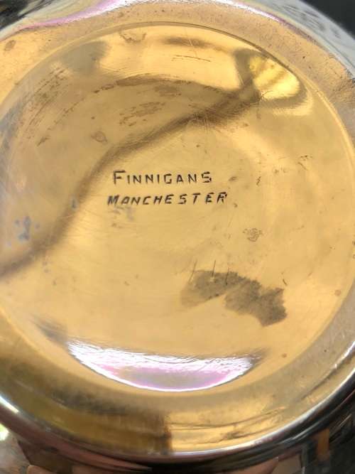 CHARLES EDWARDS LONDON HALLMARKED STERLING SUGAR BOWL - DATED TO 1912 - 72g - ENGRAVED UNDERNEATH