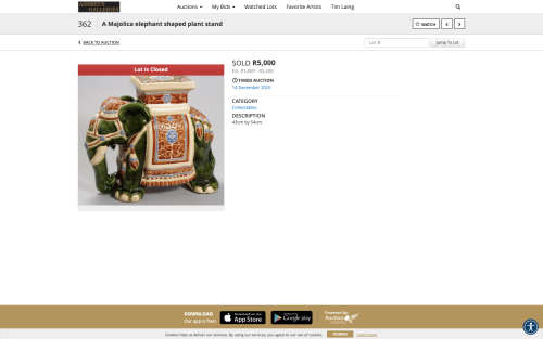 Antique Chinese Pierced Ceramic Black and White Round Top Garden Elephant stool/plant stand