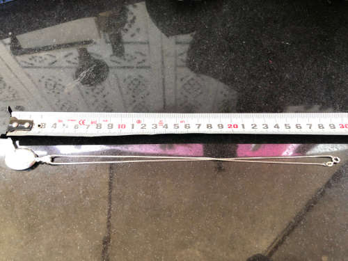 WOW !!! BEAUTIFUL ITALIAN STERLING SILVER BOX LINK CHAIN WITH A STERLING SILVER OVAL LOCKET - 9.48g