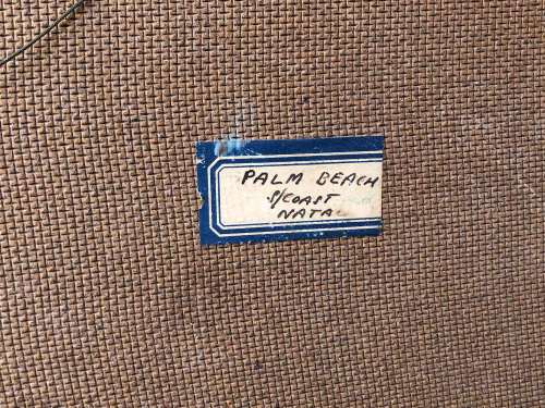 INVESTMENT ART !!! GIUSEPPE CATTY (CATARUZZA)  (SA 1914 - 1994) OIL ON CANVAS BOARD - AWESOME FRAME