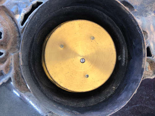 WOW !!! AMAZING BRONZE PIECE - STUNNING HANGING HEAVY VICTORIAN JAPY FRERE CLOCK AND WEATHER STATION