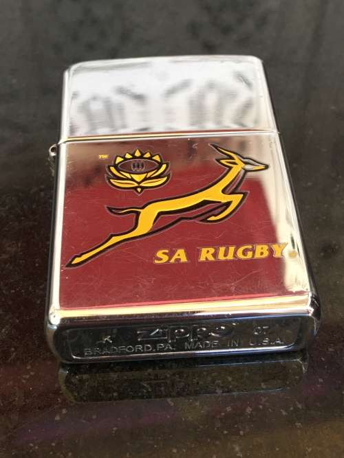 Genuine Zippo S.A. Rugby 2007 Limited Edition Bradford USA Lighter. Used.