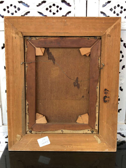 INVESTMENT ART !!! JAN PONSTUN (DUTCH) FANTASTIC FRAMED OIL ON CANVAS PAINTING - DATED 1913