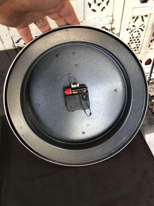 WOW !!! CARROL BOYES FUNCTIONAL ART - MAN / WOMAN / WAVE PATTERN QUARTZ WALL CLOCK