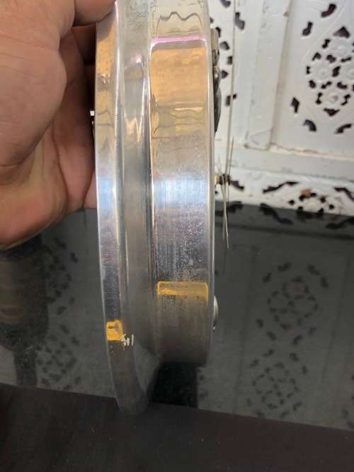 WOW !!! CARROL BOYES FUNCTIONAL ART - MAN / WOMAN / WAVE PATTERN QUARTZ WALL CLOCK