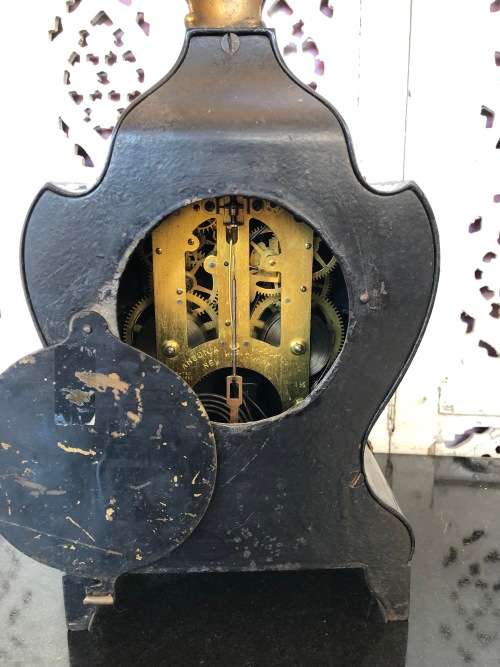 STUNNING !!!!!!  ANSONIA MANTLE CLOCK IN FULL WORKING ORDER - KEY INCLUDED - TRUE CLASSIC