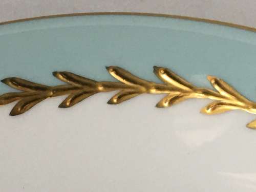 c1950s Royal Albert Bone China `LUCERNE` Cup and Saucer Smooth Shape with Thick Gold Gilt Vine.