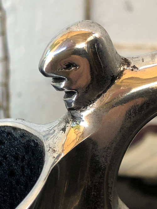 1 WEEK SALE !!! CARROL BOYES FUNCTIONAL ART !!! MAN PATTERN MILK JUG