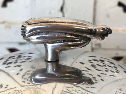 1 WEEK SALE !!! CARROL BOYES FUNCTIONAL ART !!! BIRDMAN PATTERN MEDIUM MISO BOWL - CLEARLY MARKED