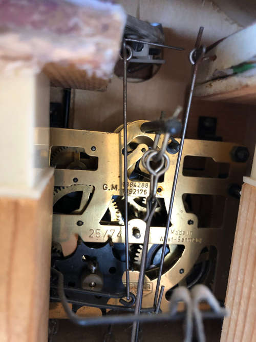 WEST GERMAN CUCKOO CLOCK - COMPLETE - WORKING