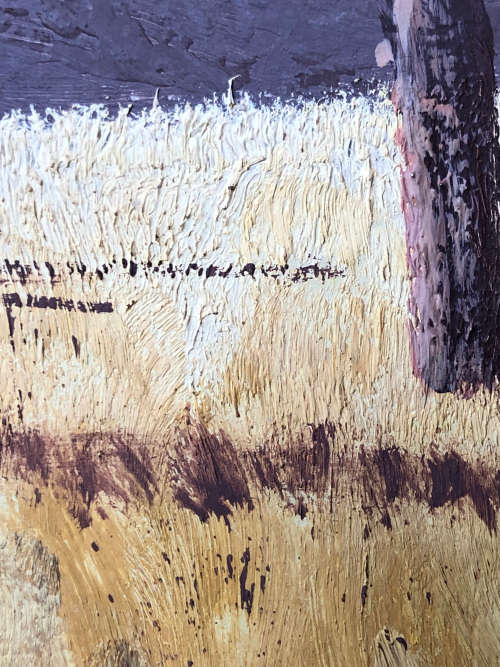 INVESTMENT ART !!!! ROLAND C. ROELOFSZ (SA) HUGE FRAMED OIL ON BOARD LANDSCAPE PAINTING