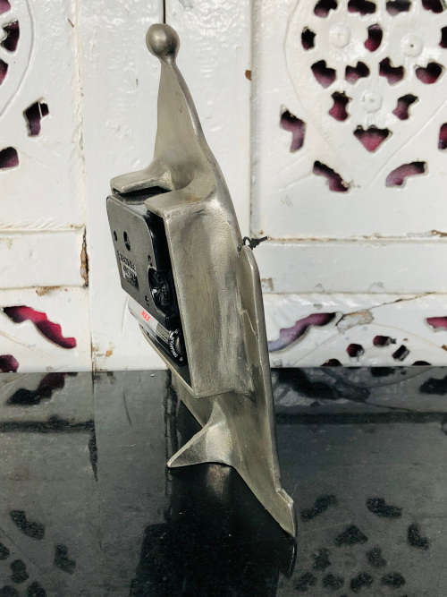 WOW !!! CARROL BOYES FUNCTIONAL ART !!! STUNNING QUARTZ DESK CLOCK - FULL WORKING CONDITION