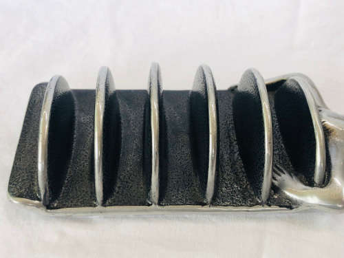 CARROL BOYES FUNCTIONAL ART !!! WOMAN DIVER PATTERN TOAST RACK - EXCELLENT CONDITION