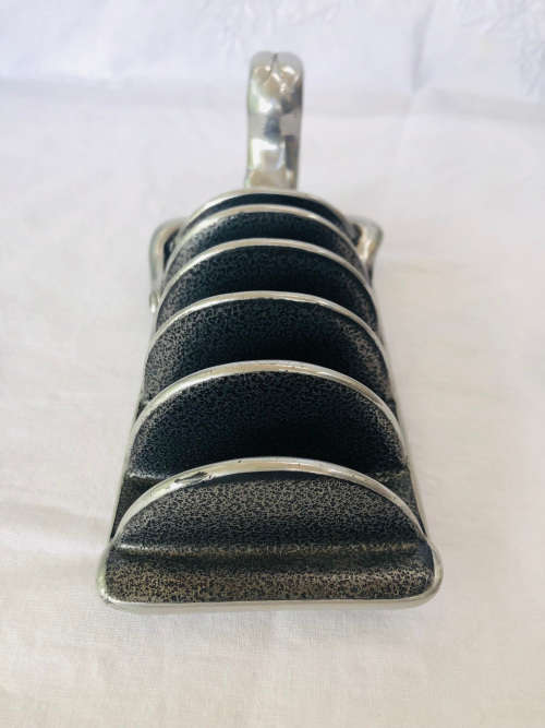 CARROL BOYES FUNCTIONAL ART !!! WOMAN DIVER PATTERN TOAST RACK - EXCELLENT CONDITION