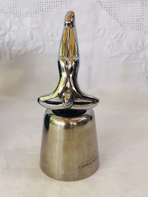 CARROL BOYES FUNCTION ART !!! AT REST PATTERN  BOTTLE STOPPER - IN THE ORIGINAL BOX