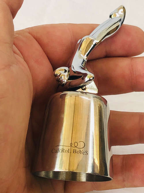 CARROL BOYES FUNCTION ART !!! AT REST PATTERN  BOTTLE STOPPER - IN THE ORIGINAL BOX