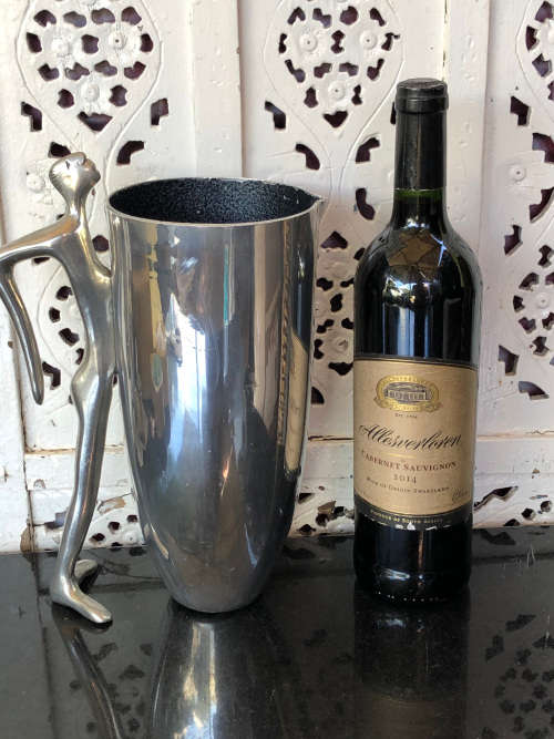 WOW !!! CARROL BOYES MAN WATER PITCHER - CLEARLY MARKED VALUE R3500