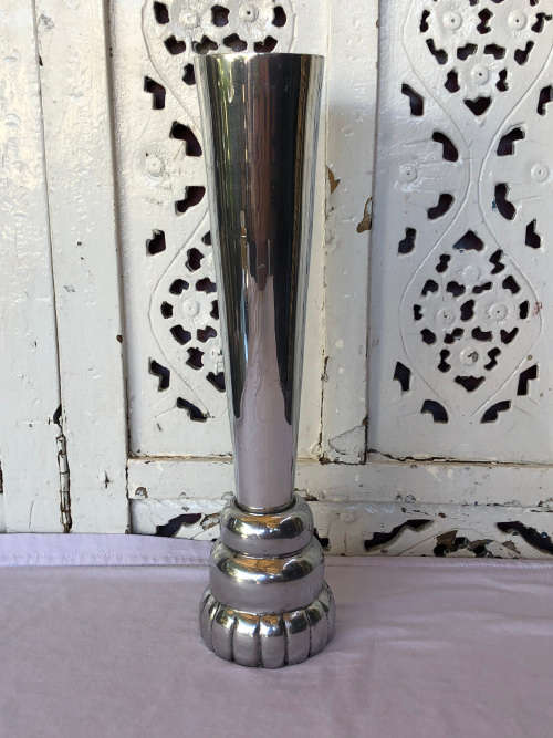 CARROL BOYES FUNCTIONAL ART (1954 - 2019) - ORIGINAL SPOOL PATTERN TALL BUD VASE - LIKE NEW