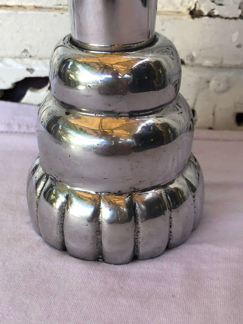 CARROL BOYES FUNCTIONAL ART (1954 - 2019) - ORIGINAL SPOOL PATTERN TALL BUD VASE - LIKE NEW