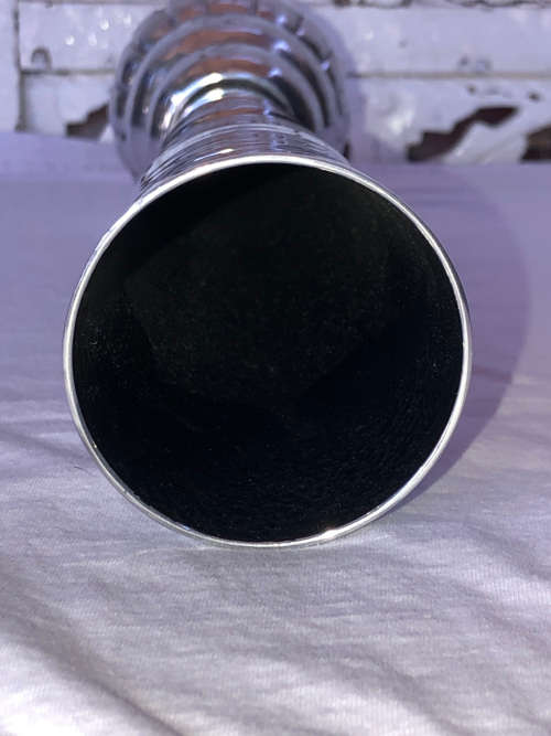 CARROL BOYES FUNCTIONAL ART (1954 - 2019) - ORIGINAL SPOOL PATTERN TALL BUD VASE - LIKE NEW