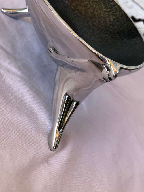 CARROL BOYES (1954 - 2019) FUNCTIONAL ART - ORIGINAL - OVAL LOAD PATTERN NUT BOWL - BRAND NEW