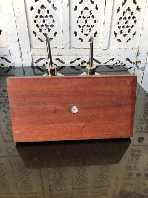 CARROL BOYES (1954 - 2019) SOVIET PATTERN OIL AND VINEGAR DRIZZLERS - BRAND NEW - CLEARLY MARKED