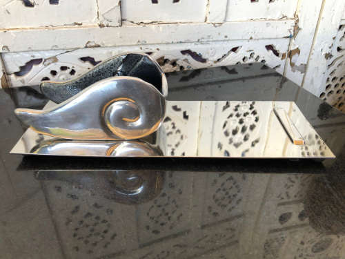 CARROL BOYES (1954 - 2019) WAVE PATTERN PAPER NOTE DISPENSER - BRAND NEW