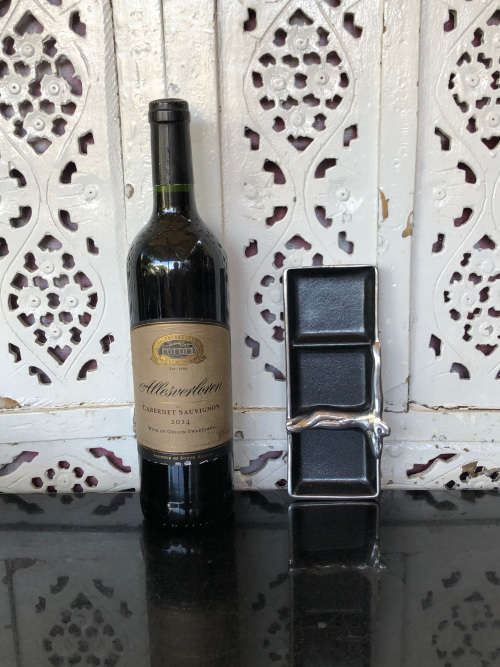 CARROL BOYES (1954 - 2019) - ORIGINAL MAN PATTERN CONDIMENT DISH - BRAND NEW FUNCTIONAL ART