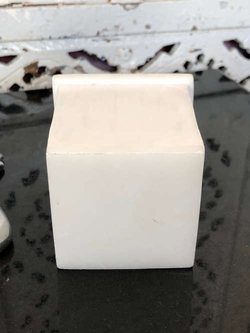 CARROL BOYES FUNCTIONAL ART (1954 - 2019) - ORIGINAL MAN PATTERN LEG WARMER TEA LIGHT - BRAND NEW