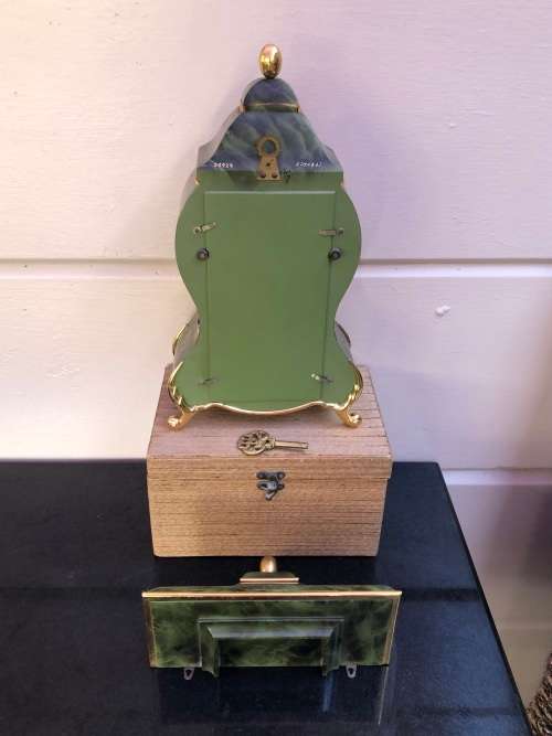 Wow !!! Stunning Louis XVI style Eluxa Trianon shelf clock , hand painted , numbered and signed