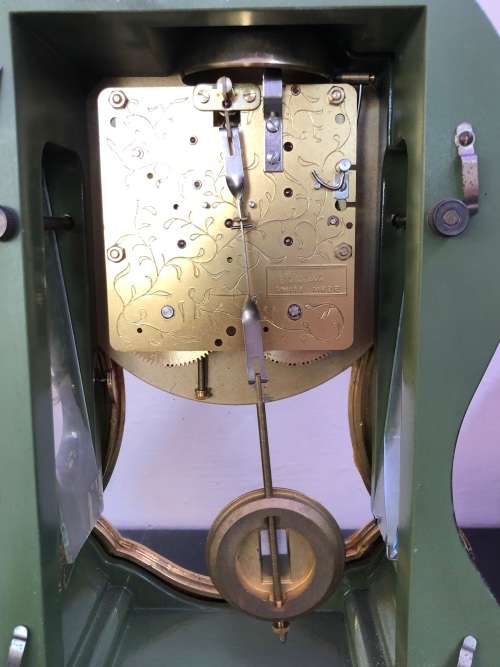 Wow !!! Stunning Louis XVI style Eluxa Trianon shelf clock , hand painted , numbered and signed