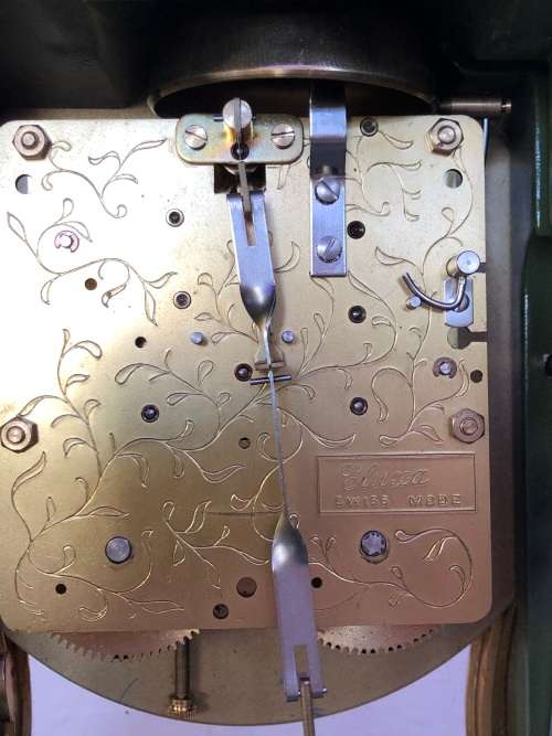 Wow !!! Stunning Louis XVI style Eluxa Trianon shelf clock , hand painted , numbered and signed