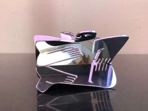 Carrol Boyes Functional Art (1954 - 2019) - 18/8 Stainless steel Man Paper Business Card Holder