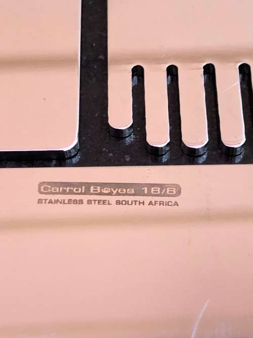 Carrol Boyes Functional Art (1954 - 2019) - 18/8 Stainless steel Man Paper Business Card Holder