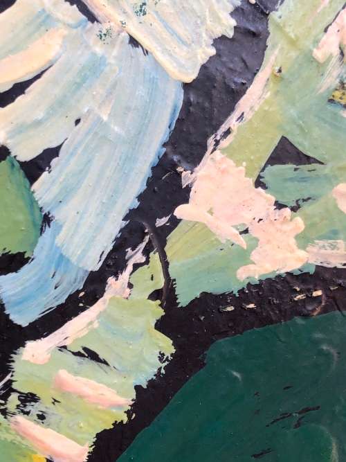 Johan de Vries (1945 - 2002)`Afrique du Sud` original painting - Fisherman - Signed - Value R3500