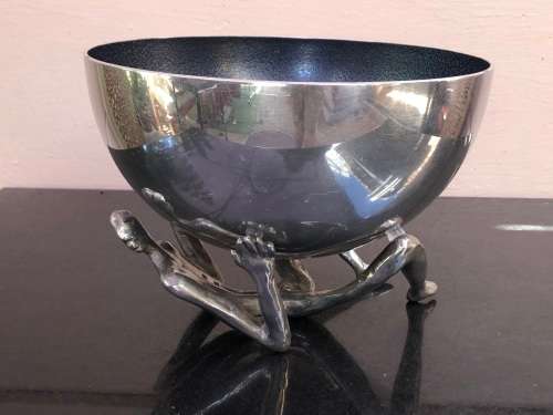 CARROL BOYES (1954 - 2019) LIMITED EDITION NUMBERED 1509 - MAN BASED SALAD BOWL - HEAVY PIECE !!!