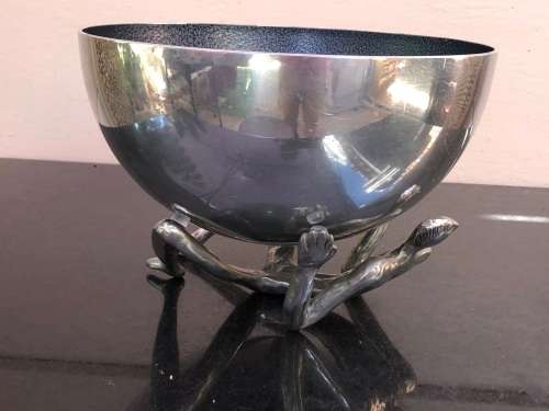 CARROL BOYES (1954 - 2019) LIMITED EDITION NUMBERED 1509 - MAN BASED SALAD BOWL - HEAVY PIECE !!!