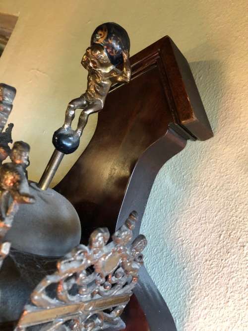 WOW !!! STUNNING LARGE DUTCH WARMINK WUBA WEIGHT DRIVEN WALL CLOCK - WORKING 100%