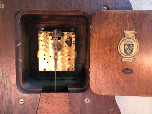 WOW !!! STUNNING LARGE DUTCH WARMINK WUBA WEIGHT DRIVEN WALL CLOCK - WORKING 100%