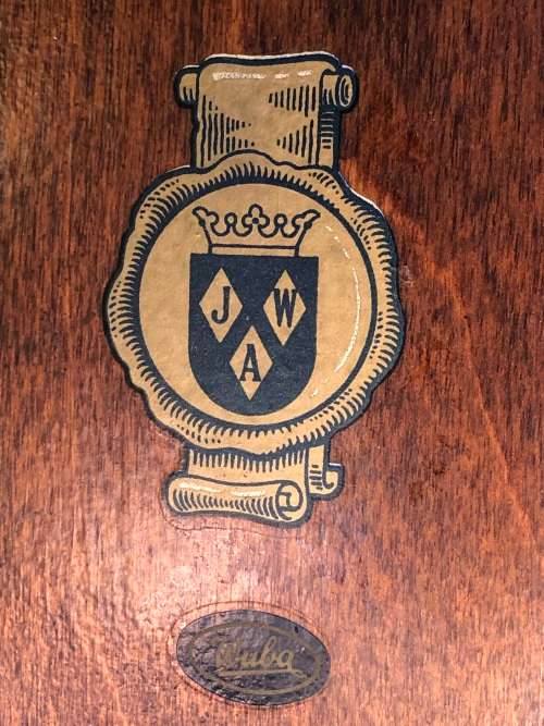 WOW !!! STUNNING LARGE DUTCH WARMINK WUBA WEIGHT DRIVEN WALL CLOCK - WORKING 100%