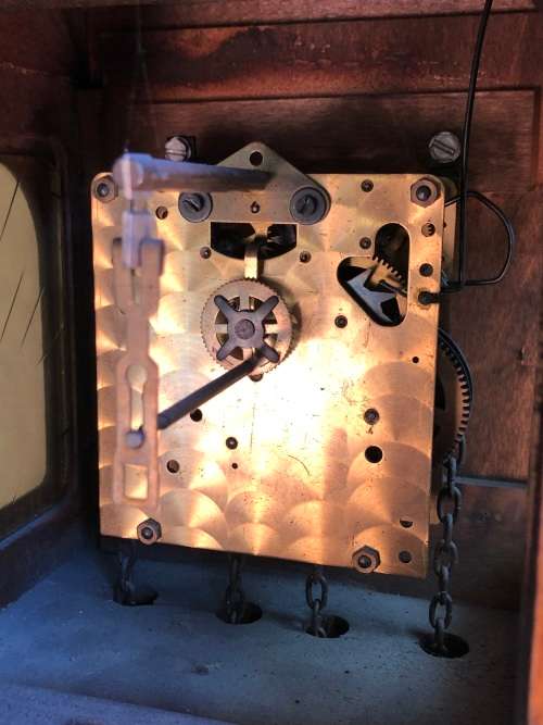 WOW !!! STUNNING LARGE DUTCH WARMINK WUBA WEIGHT DRIVEN WALL CLOCK - WORKING 100%